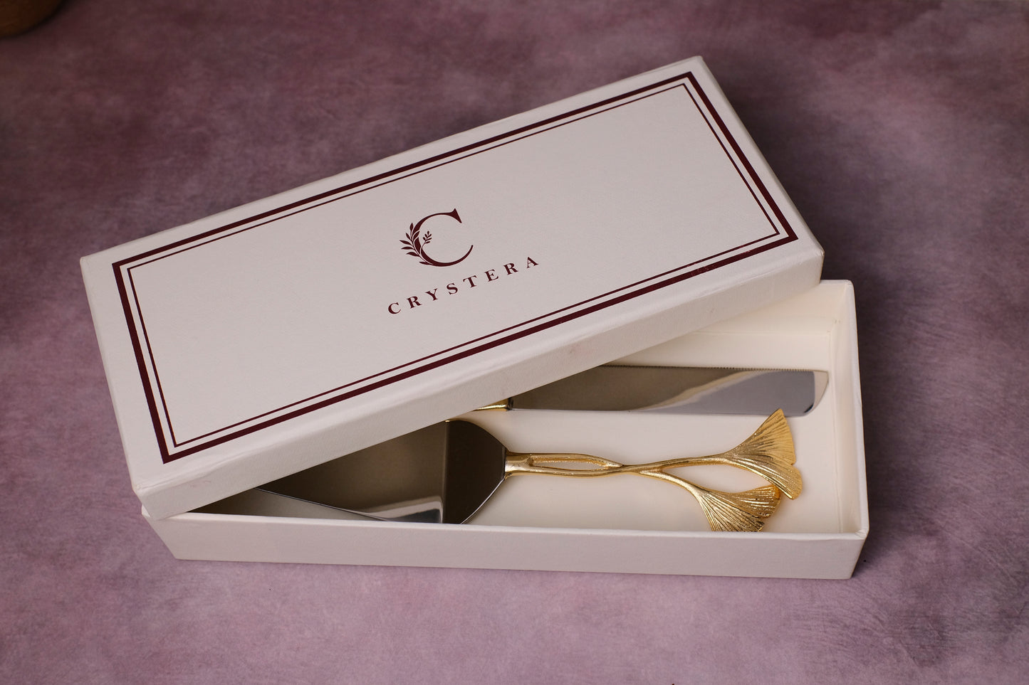 Leaf Design Cake Set