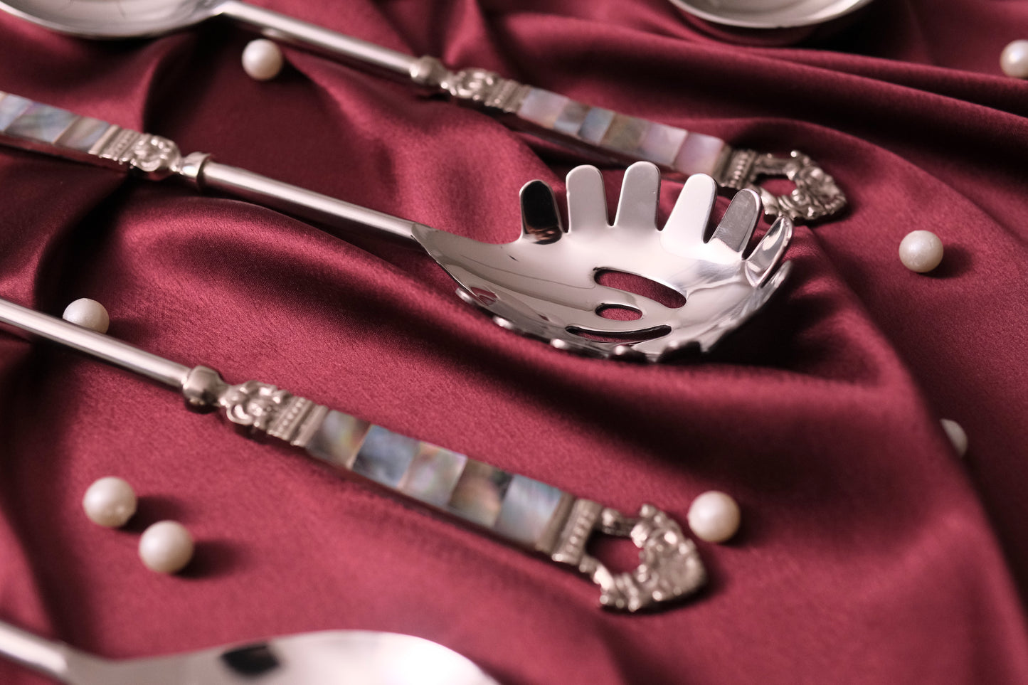 Mother of Pearl Serving Set