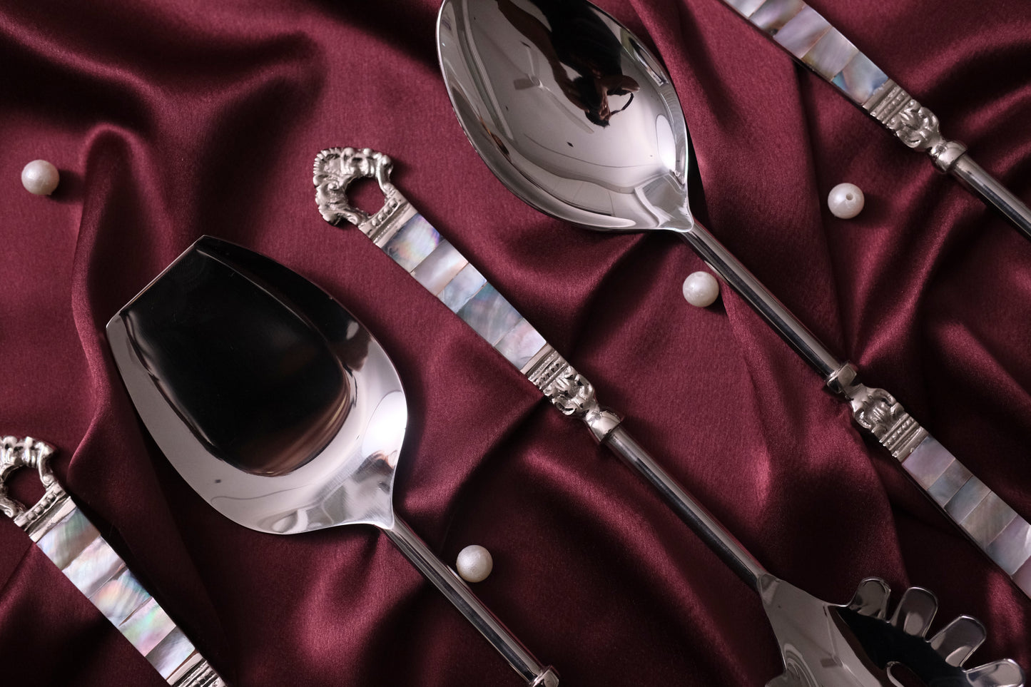 Mother of Pearl Serving Set