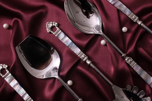 Mother of Pearl Serving Set